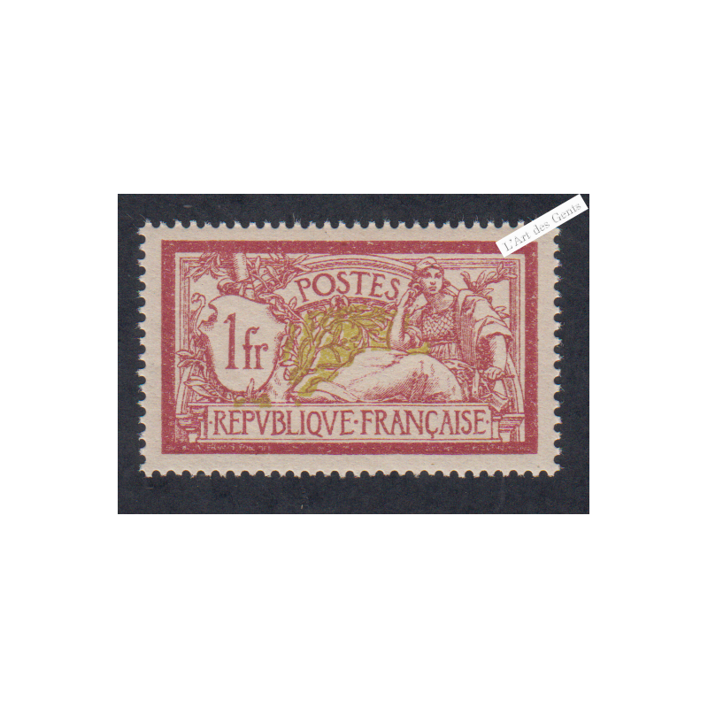 Timbre n°121f -GC-TBC - Merson - Neuf** - Signé - cote 300 Euros - lartdesgents.fr