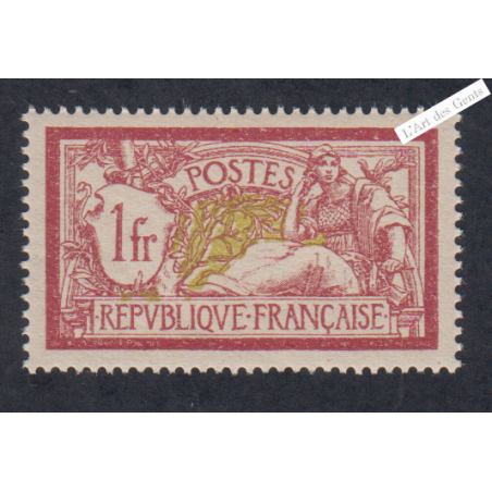 Timbre n°121f -GC-TBC - Merson - Neuf** - Signé - cote 300 Euros - lartdesgents.fr