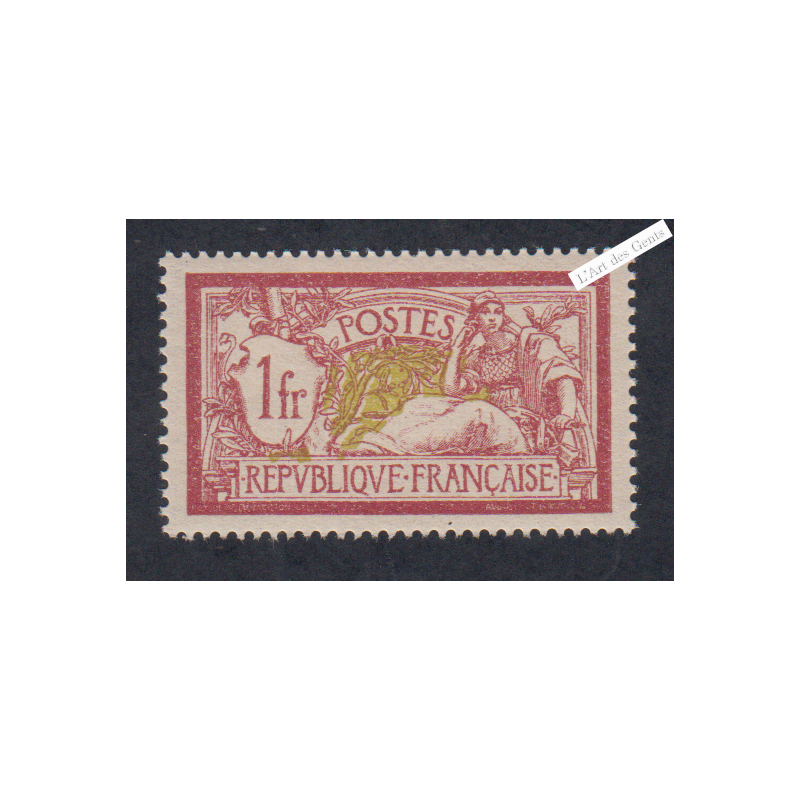 Timbre n°121f -GC-TBC - Merson - Neuf** - Signé - cote 300 Euros - lartdesgents.fr