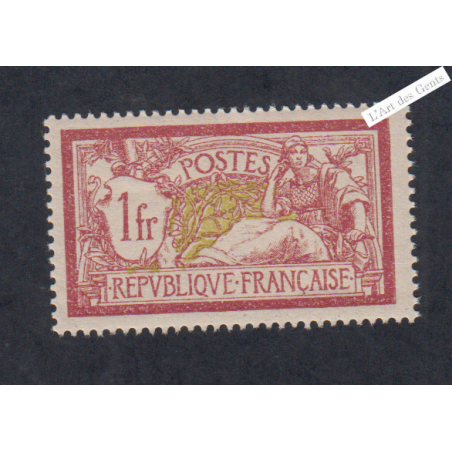 Timbre n°121f -GC-TBC - Merson - Neuf** - Signé - cote 300 Euros - lartdesgents.fr
