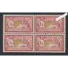 Bloc de 4 Timbres n°121f -GC-TBC - Merson - Neufs** - Signés - cote 600 Euros - lartdesgents.fr