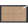 Bloc de 4 Timbres n°121f -GC-TBC - Merson - Neufs** - Signés - cote 600 Euros - lartdesgents.fr