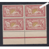 Bloc de 4 Timbres n°121f - GC- Merson - Neufs** - Signés - cote 1200 Euros - lartdesgents.fr