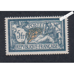 Timbre n°123  Type Merson - Neuf** - Signé - cote 370 Euros lartdesgents.fr