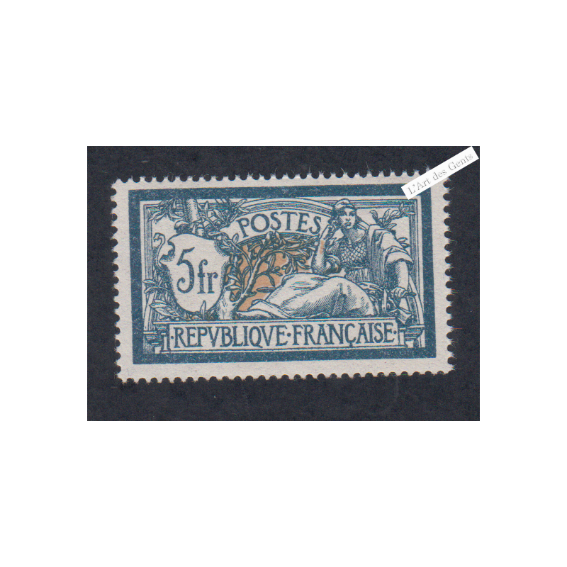 Timbre n°123  Type Merson - Neuf** - Signé - cote 370 Euros lartdesgents.fr