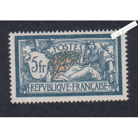 Timbre n°123  Type Merson - Neuf** - Signé - cote 370 Euros lartdesgents.fr
