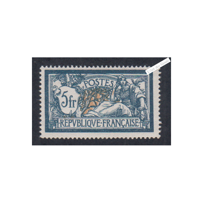 Timbre n°123  Type Merson - Neuf** - Signé - cote 370 Euros lartdesgents.fr