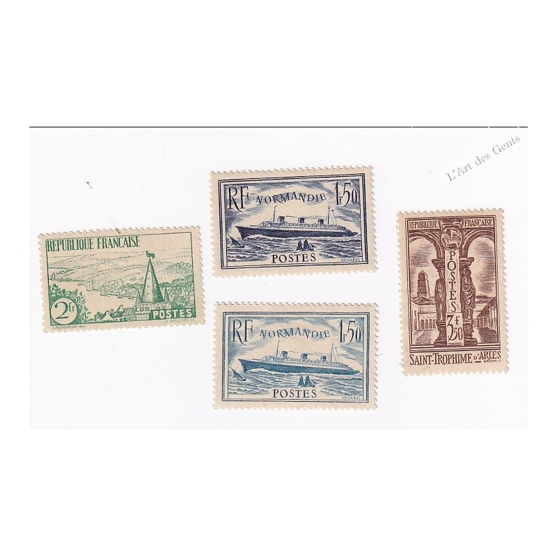 Timbres n° 299-300-301-302 - Neuf**- cote 524 Euros lartdesgents.fr