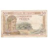 50 Francs Cérès 09-09-1937   TB   Fayette 18.3