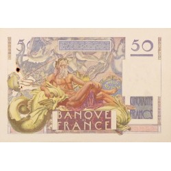 50 Francs Le Verrier 29-06-1950 SUP+  Fayette 20.15