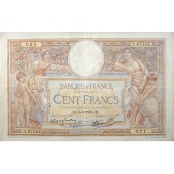 100 Francs Luc Olivier Merson 14-09-1939 TTB Fayette 25.49
