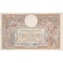 100 Francs Luc Olivier Merson 14-09-1939 TTB Fayette 25.49