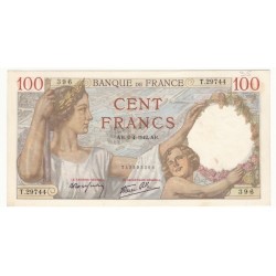 100 Francs Sully 02-04-1942  SPL+  Fayette 26.69