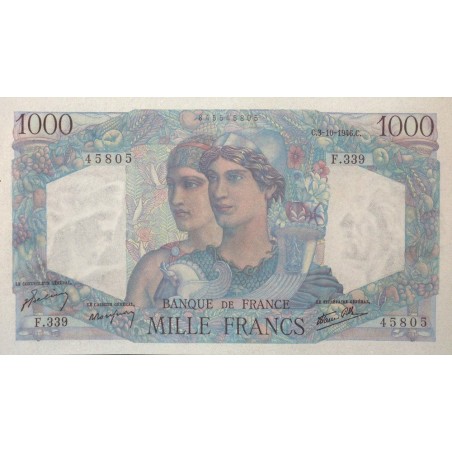 1000 Francs MINERVE ET HERCULE 03-10-46 Fayette 41.17
