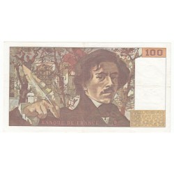 100 Francs Delacroix 1978 SUP  ALPH. A.6