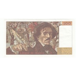100 Francs Delacroix 1978 SUP