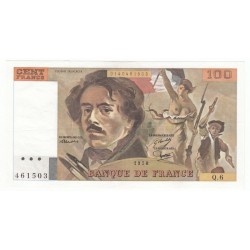 100 Francs DELACROIX 1978 SUP