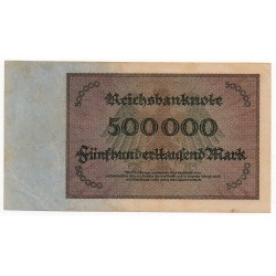 ALLEMAGNE 500.000 Mark 1 Mai 1923 TTB+  Ros 87